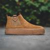 Men's Chelsea Suede Slip-On Ankle Boots, Retro British Style, Winter Velvet, Versatile Mid-Top Martin Design