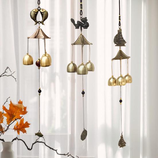 Vintage Wind Chime Outside Metal Wind Chime Window Hanging Wind Chime for Patio Garden Balcony Decor