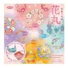 Showa Note Grim Hobby Origami Washi Chiyogami Flower Circle 5-Pack 2320985