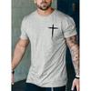Fashionable and Simple Summer Trend Streetwear Mens Tshirt with Hiphop Style Loose and Breathable Pure Cotton Mens Clothing