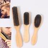 Wood Slick Back Hair Brush Smooth Finish Sleek Ponytail Brush Bun Smoothing Brush  Grooming