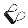 Motorcycle Helmet Reminder Spring Cable Lock Anti-Theft Rope Disc Lock Bicycle Security Theft Protection Travel Wire Rope