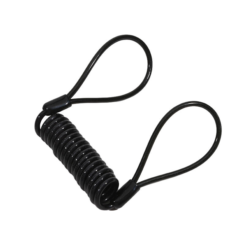 Motorcycle Helmet Reminder Spring Cable Lock Anti-Theft Rope Disc Lock Bicycle Security Theft Protection Travel Wire Rope