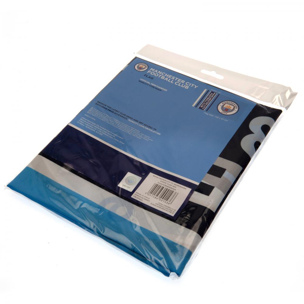 Полосатый флаг «Манчестер Сити»