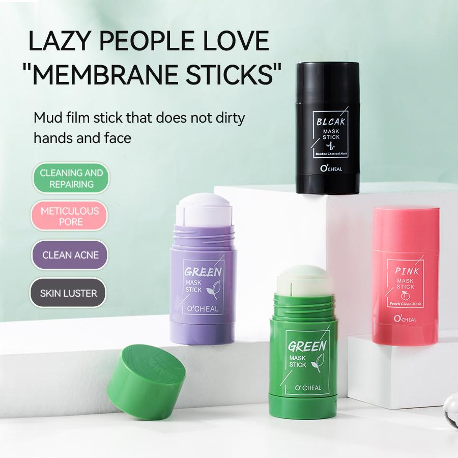 Маска из баклажана с зеленым чаем, бамбуковый уголь, очищающая грязевая маска, увлажняющие и увлажняющие средства для ухода за кожей