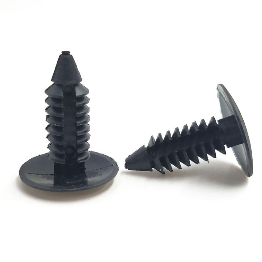 100 шт./60 шт. черно-белые 7,8 мм пластиковые универсальные заклепки для салона автомобиля, крепежные зажимы, аксессуары #4505010003