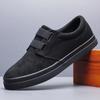 Осенняя новая обувь для мужчин Повседневная обувь Модные парусиновые туфли на плоской подошве для скейтбординга Крутые мокасины без застежек