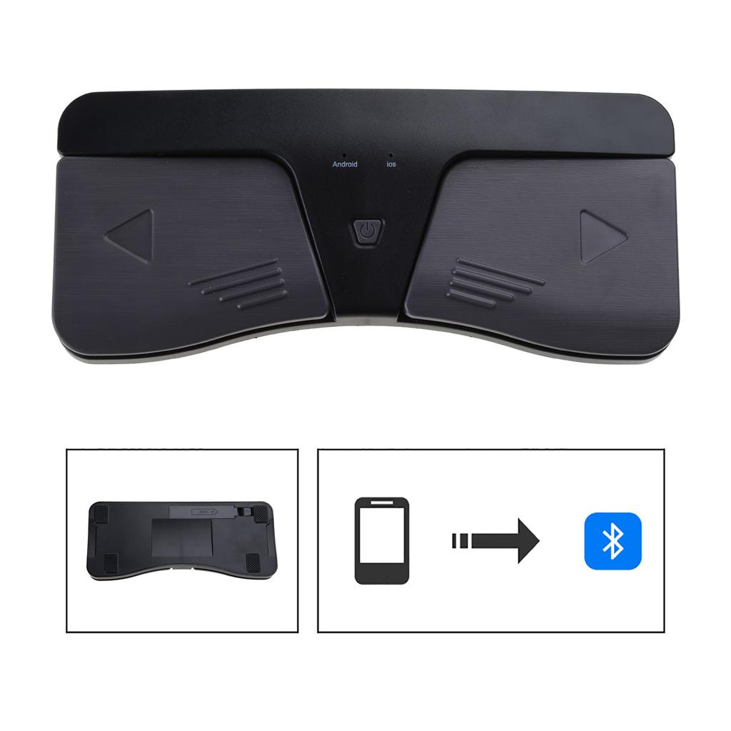 Smart Wireless Foot Pedal Music Page Turner Portable Guitar Sheet Foot Pedal Single Page Turner Wireless Page Turner