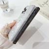 Роскошный квадратный блестящий прозрачный чехол для телефона iPhone 16 15 14 Pro Max Plus 13 12 Pro Max 11 противоударный бампер мягкий чехол из ТПУ