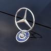 Car Bonnet Label Badge 3D Star Zinc Alloy Car Front Hood Emblem Mercedes Benz Amg W203 W204 W205 W206 W212 W213 W222 W223 E300