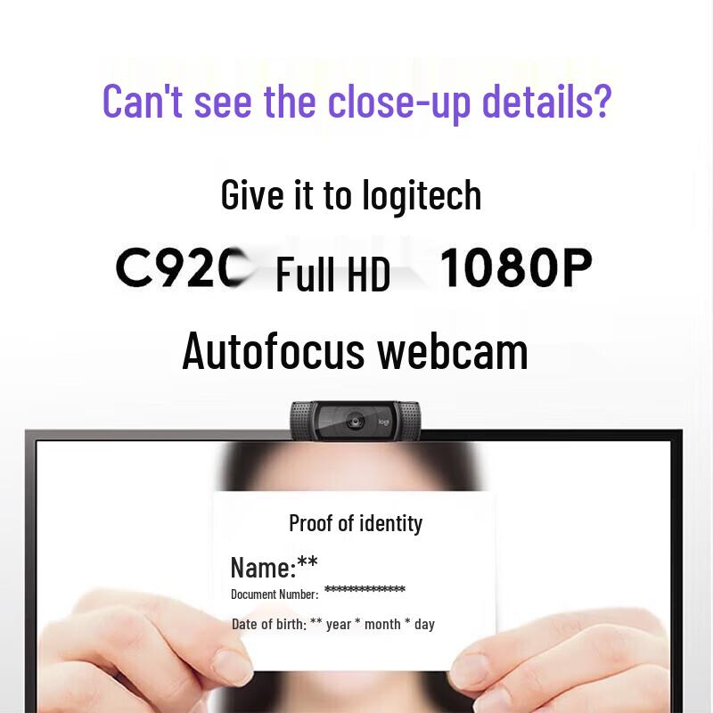 Logitech C920 Pro 1080P HD Webcam