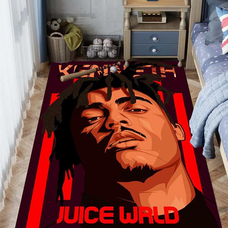 Juice Wrld: Ковер Legacy Sound Подходит для всех сезонов Коврики для гостиной и спальни Коврик для ванной комнаты с рисунком Подушка для офисного кресла