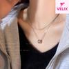 Autumn Winter Simple Double Layer Ring Sweater Chain 2026 New Niche Light Luxury Premium Daily Wear Neck Chain