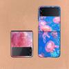 Очаровательный Неоновый Медуза Чехол Для Samsung Z Flip7 6 Galaxy Чехол Ударопрочный Z Flip5 Z Flip3 4 5G Жесткий Чехол Телефон ТПУ ПК Жесткий