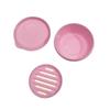 Portable Round Soap Dishes Plastic Soap Container With Lid Leak-Proof Drain Soap Box Holder For Home Traveling Outdoor Hiking Camping Gym