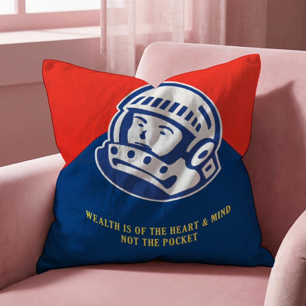 Черная Наволочка B-Billionaire Boys Club, Универсальная Наволочка для Подушки для Дома и Автомобиля - Двусторонняя, Мягкая и Прочная для Повседневного Использования