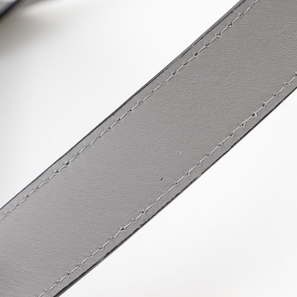 LOEWE Shopper Tote Bag anagram gray lambskin unisex Used