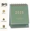 Настольный календарь 2025, ежегодный планировщик, перекидной календарь со спиральным списком дел, органайзер для расписания, домашний офис, школьные принадлежности