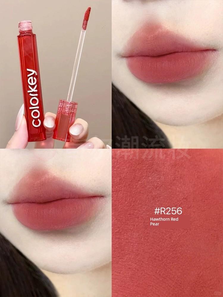 Colorkey Colachi Lip Glaze Velvet Matte Lipstick P226 Colachi B605 R608 Spring and Summer Tender Pink