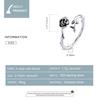 BAMOER 925 Sterling Silver Symbol of Love Exquisite Rose Adjustable Rings for Women Fine Jewelry