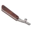 Кожаный кризер 304 нержавеющая сталь деревянная ручка кризер для кромки ручной инструмент для кожевенного ремесла пресс для спускания края