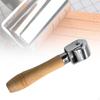 Ролик для биговки кожаных краев, инструмент для ламинирования клея, биговщик, разглаживатель, деревянная ручка