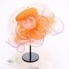 Women's summer new flat-top sun hat European and American flower sun protection sun hat foldable organza big edge beach hat