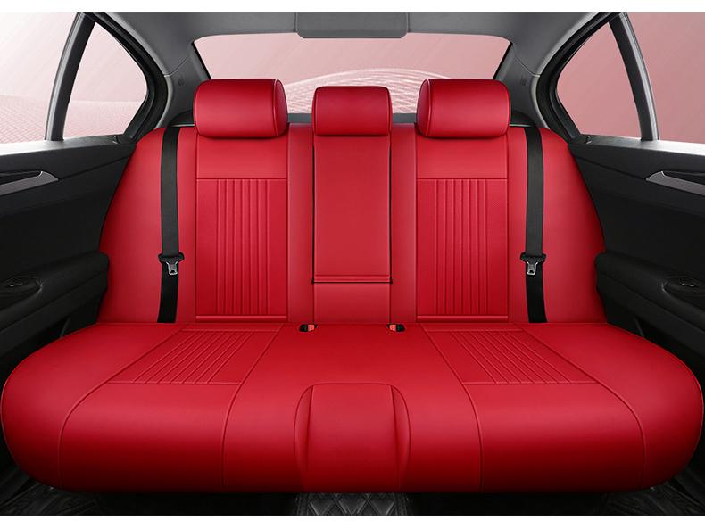 Чехол на сиденье 7-местного автомобиля BAIC Weiwang M20/M30/M50F/M60, Натуральная кожа, Всесезонный, Полный охват.
