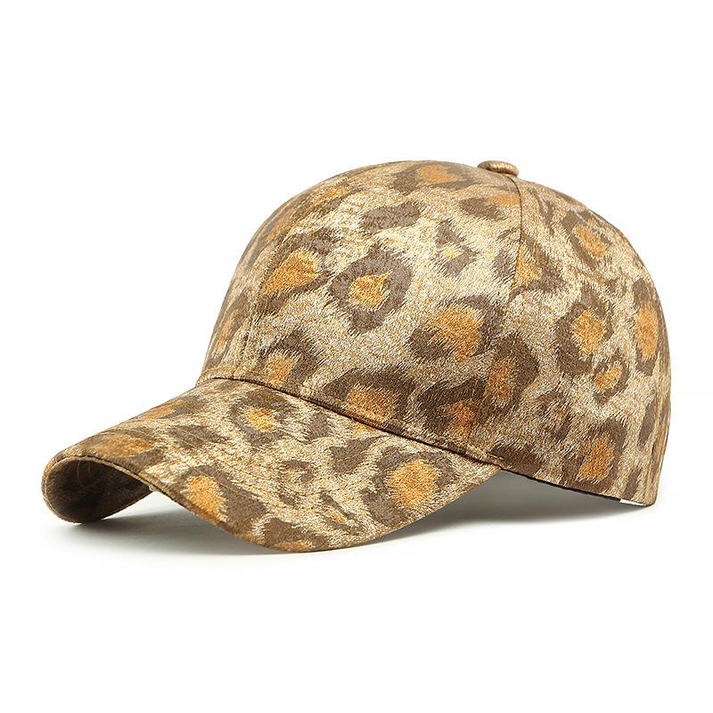 Весенняя бейсболка с леопардовым принтом, женская уличная шляпа от солнца