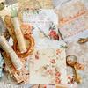 JIANWU 20Pcs Vintage Journal Background Decoration Sticker Book Literary Art Fresh DIY Scrapbooking Material Stickers Stationery