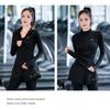Женский спортивный костюм для спорта и йоги WEZHO с флисовой подкладкой