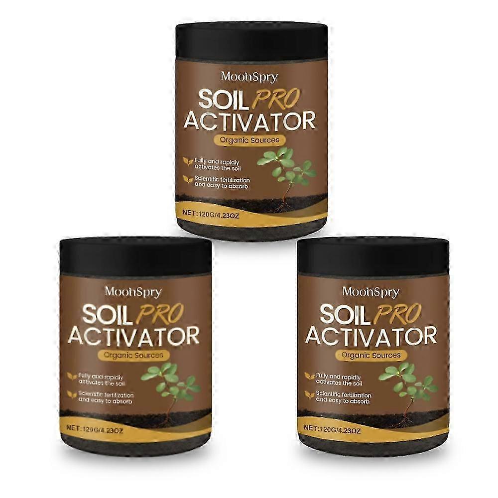 3pcs Root Powder For Plants, Fast-Acting Root Enhancer Fertilizer Multi-Purpose Soil Mulch & Planting Media