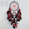 Glowing In Dark Dreamcatchers Wall Hanging Ornament with Feathered Tassels Wind Chimes for Bedroom and Nursery Decors