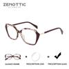 ЗЕНОТТИК (S Размер) Новинки Полигональные Очки по Рецепту Женские Квадратные Оптические Очки Ручной Работы Ацетат Прогрессивные Очки