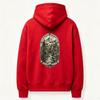 Mountain Bike Forest Mountain River Oval Frame Graphic Hoodie MTB Biking Nature Adventure Sweatshirt Cycling Outdoor Casual Tops