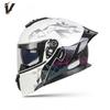 Full Face Motorcycle Helmet Flip-Up Modular Dual Lens DOT CCC Certified All Season Adult Unisex ABS