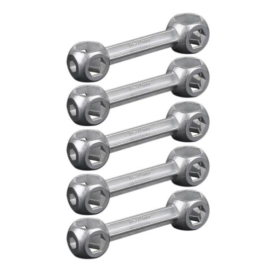 1/2/3/4/5 шт. 10-в-1 многофункциональный велосипедный ключ 6-15 мм костевидной формы шестигранные отверстия динамометрический ключ инструмент для ремонта велосипеда