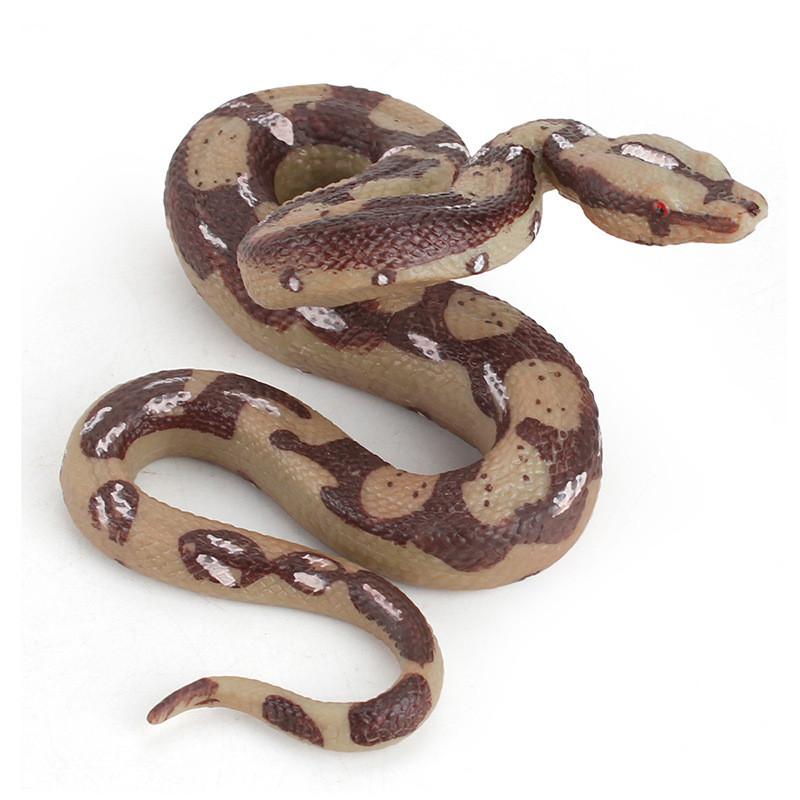 Lifelike Pvc Large Python Snake Model For Imaginative Play And Display