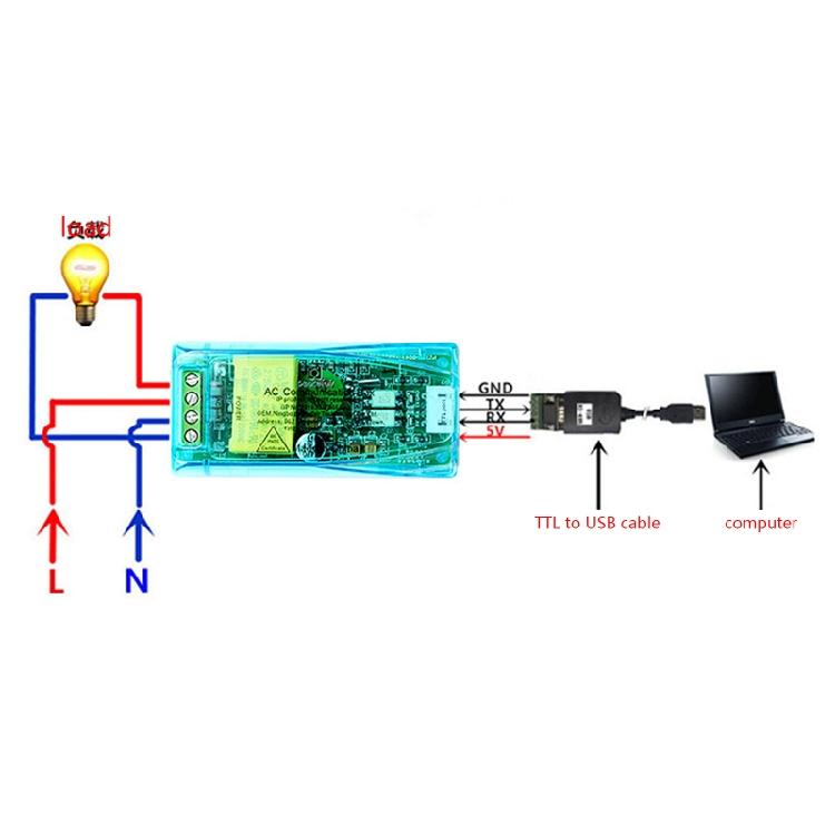 PZEM-004T Однофазный счетчик ватт-часов Коммуникационный модуль 80-260В Измеритель энергии