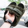 Первый слой Коровьей кожи Мужские летние шлепанцы Нескользящие и износостойкие Сандалии Мужские Высококачественные Модные Однополосные Шлепанцы Мужские Модные Модели