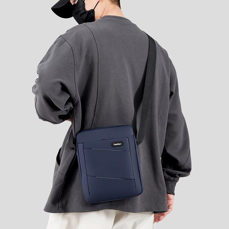 Мужская многофункциональная наплечная сумка водонепроницаемый портфель прочная ткань Оксфорд деловая сумка-тоут с несколькими отделениями