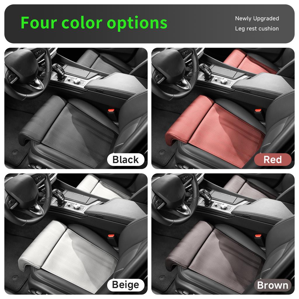 For Seat Leon Ibiza Arona Ateca Car Seat Extender Cushion Memory Foam Auto Seat Leg Support Knee Pads Interior Accessories