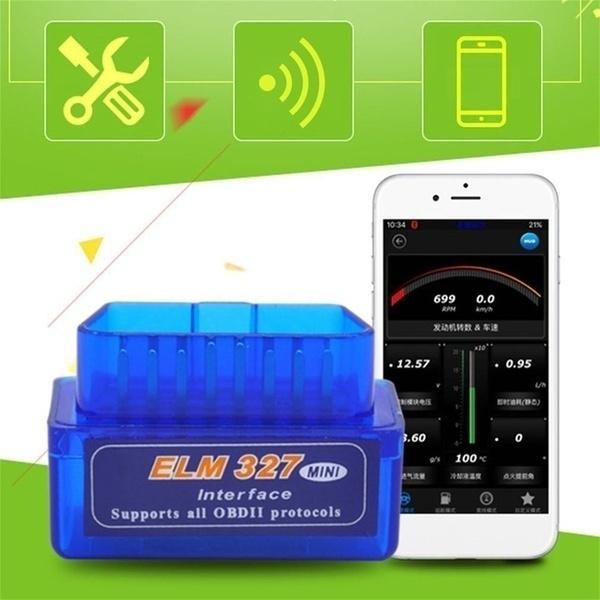 Mini Elm 327 Bluetooth V2.1 OBD2 Автомобильный диагностический инструмент для ELM 327 OBDII сканер протоколов OBD адаптер автоматический диагностический инструмент с приложением Android