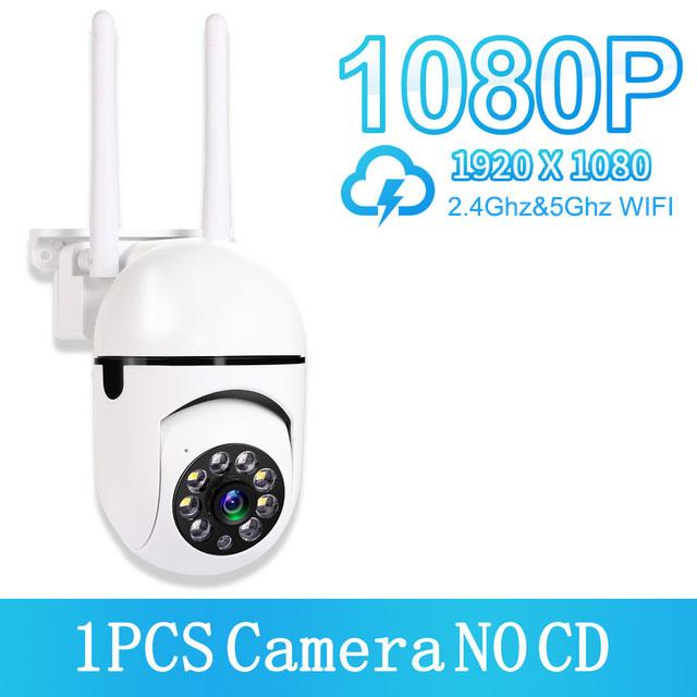 IP-камера Wi-Fi 200 Вт, 5 ГГц и 2,4 ГГц, HD 1080P, ИК, полноцветная, ночного видения, наружная беспроводная камера наблюдения, AI, отслеживание людей (1/2/4 шт.)