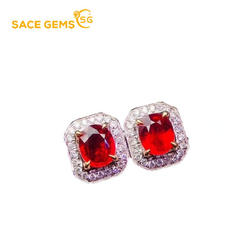 Sace Gems Серьги с цирконом для женщин, подарки на свадьбу