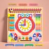 Montessori Learning Toys: Children's Calendar, Weather & Time Puzzle for Ages 3-6