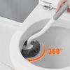 Yousheng Toilet Brush with Suspension Design Hemisphere Head Extended Handle Suspension Style Toilet Brush Bathroom Cleaning Tool