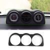ABS Матовый Черный Для Toyota FJ Cruiser 2007-2026 Автомобиль Тройная Комбинация Крышка Панель Приборов Авто Стайлинг Аксессуары для Интерьера