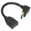 Кабель Displayport 1.4 с углом 90 градусов 0,15 метра Адаптер Displayport Прямой угол Displayport Рабочая станция