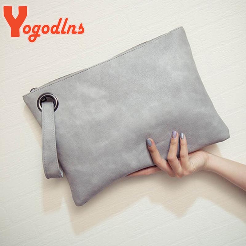 Yogodlns однотонная женская сумка-клатч кожаная женская сумка-конверт клатч вечерняя сумка женские Клатчи Сумка